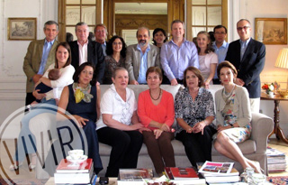 Foto cortesía Carlos E Restrepo / Encuentro en París con el Embajador Gustavo Carvajal en Mayo del 2011