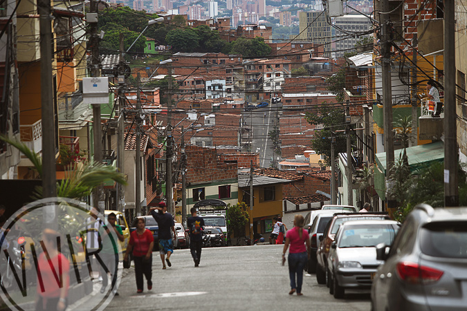 Barrio El Salvador. Fotografía tomada por Róbinson Henao el 14 de julio de 2015