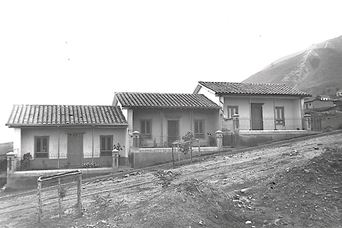 Un aspecto del incipiente proceso de poblamiento de la comuna, durante la primera mitad del siglo pasado. Foto Rodríguez, tomada en 1924. Cortesía Archivo Fotográfico Biblioteca Pública Piloto
