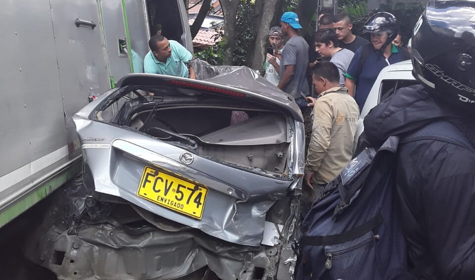 Accidente en El Poblado
