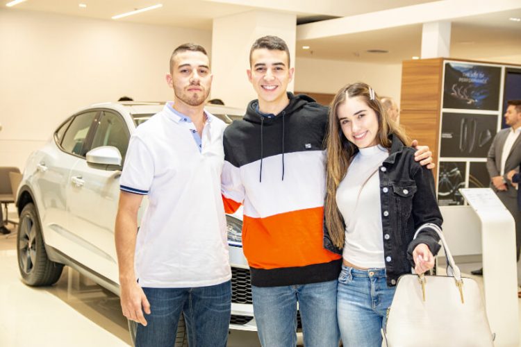 Mateo Hernández, David Hernández y Manuela Gil