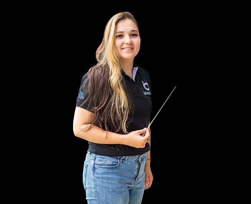 Ana María Patiño formación en dirección de orquesta en Eafit