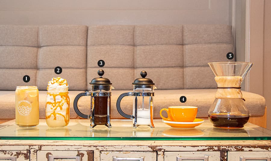 Cinco formas de tomarse un café