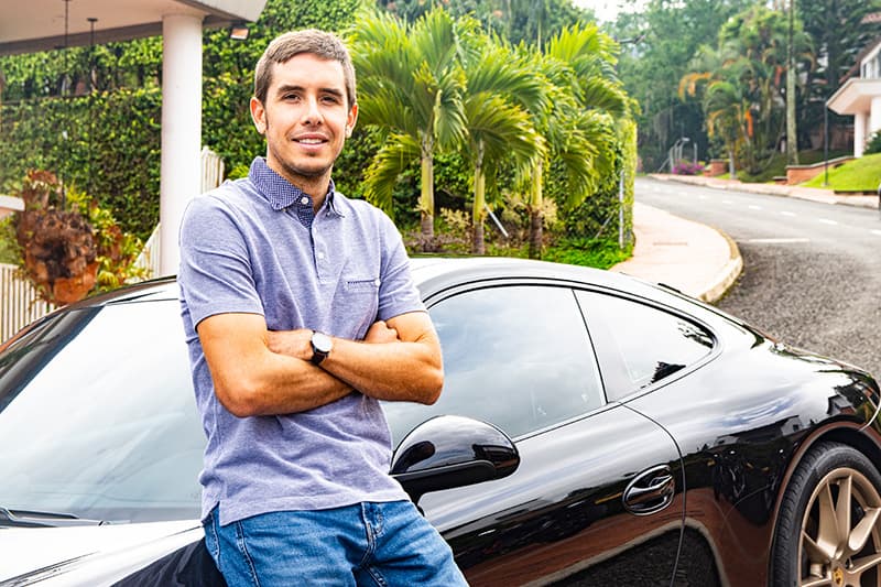 El piloto Juan Manuel González habitante de Altos del Poblado