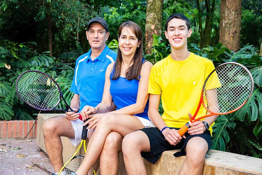 Los Arango Cataño, la dinastía del tenis en El Poblado