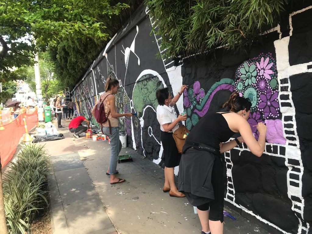 Pintura muro de la 10