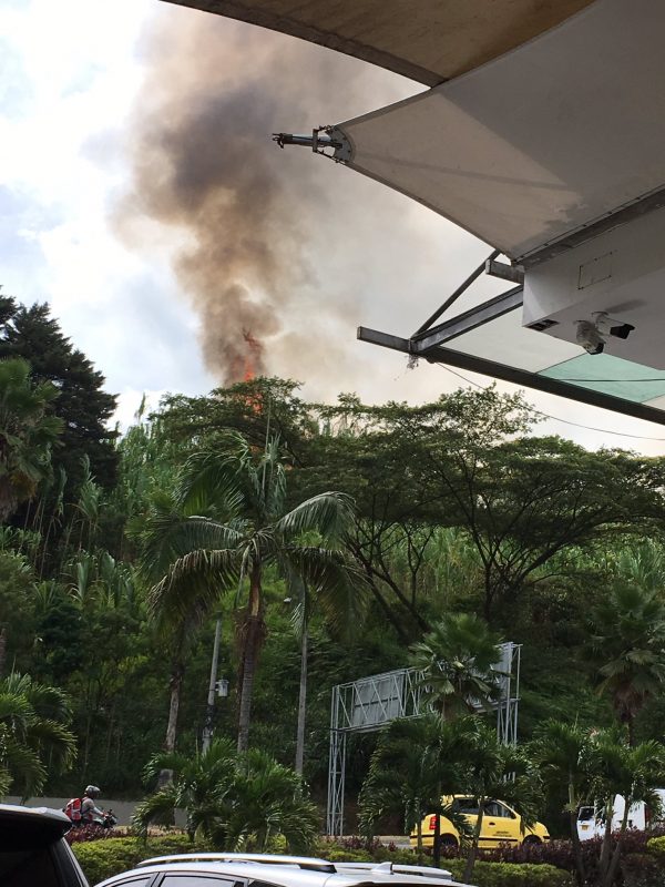 Incendio en Las Palmas