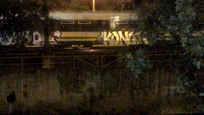 Grafitis en el Metro