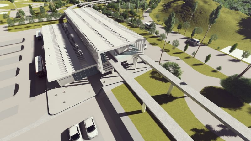 Tren elevado en Rionegro