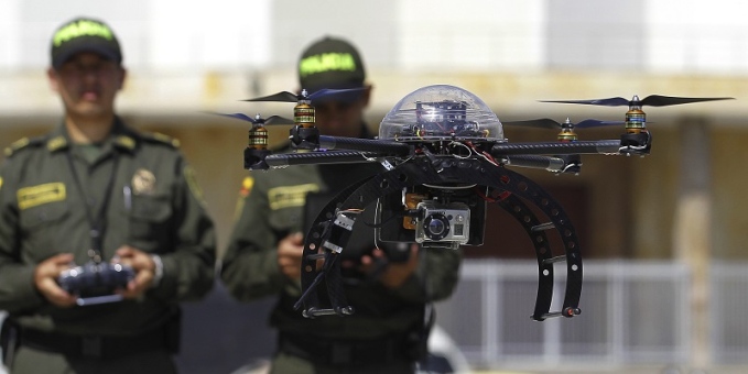 Medellín usa drones para vigilancia