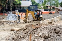 Así avanzan las obras del parque Inflexión