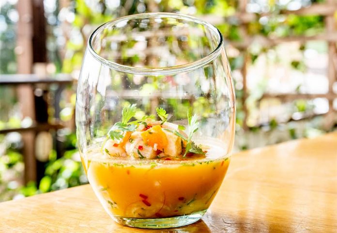 Ceviche de chontaduro
