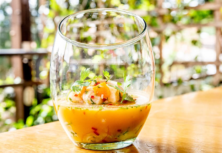Ceviche de chontaduro
