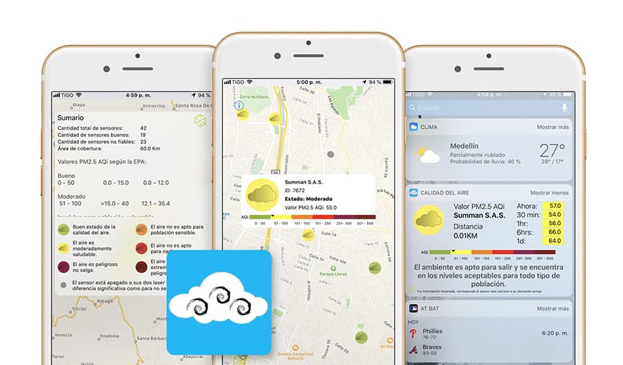 Air Pollution monitorear la calidad del aire