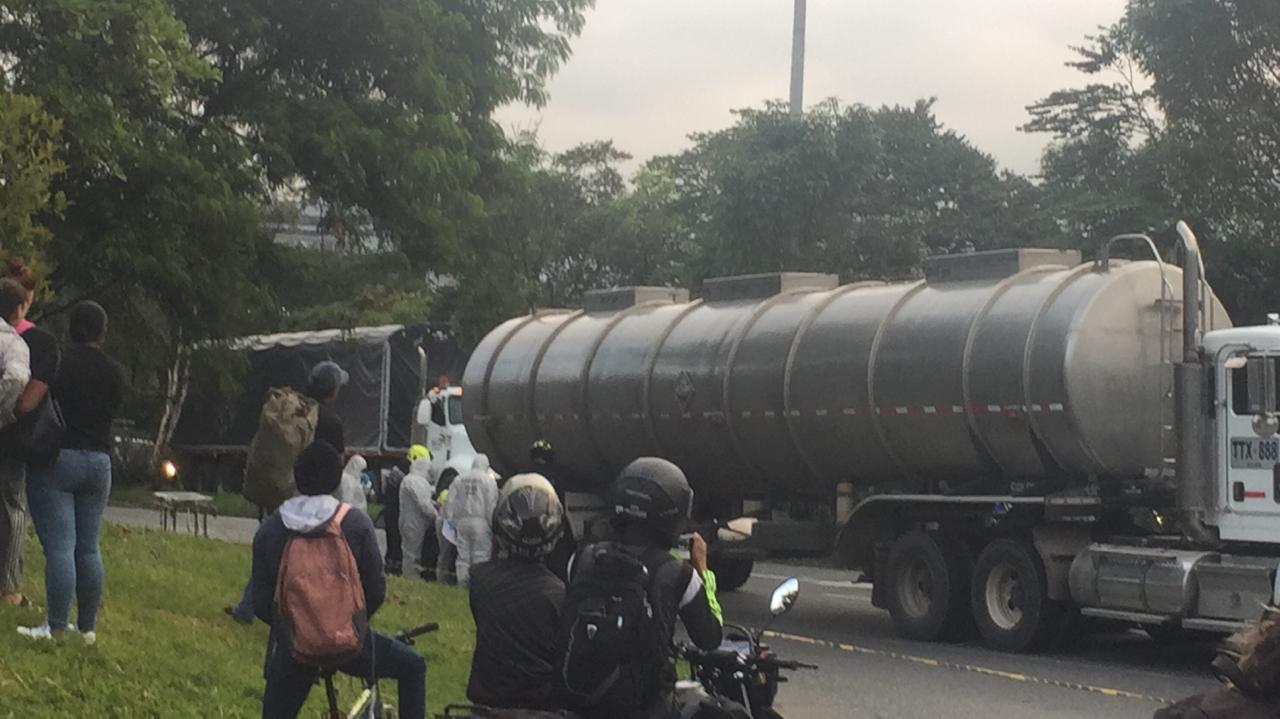 Motociclista muerto en la Autopista Sur