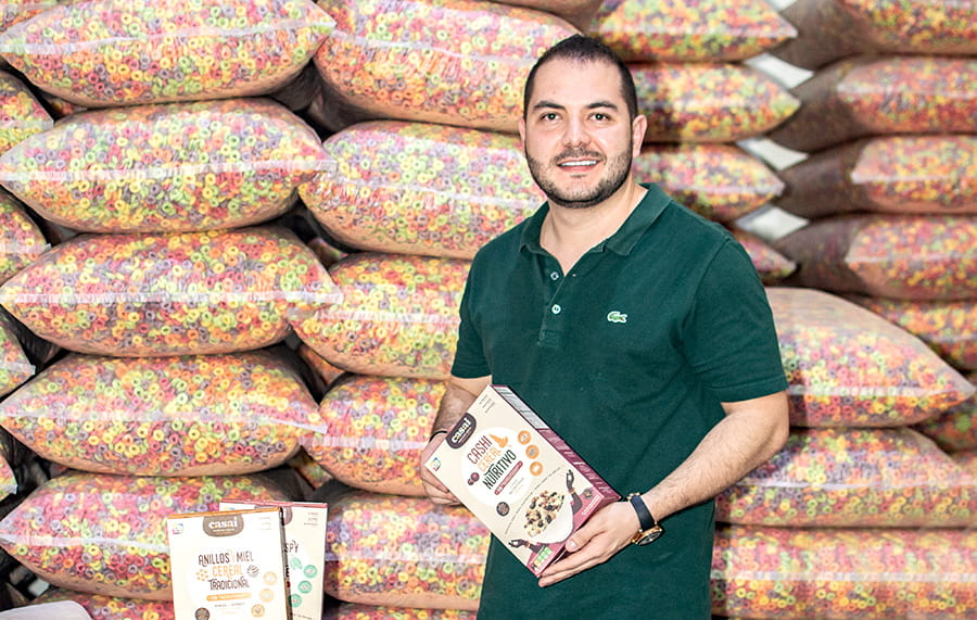 Juan Esteban Garzón y casai cereales sin azúcar añadida y saludables
