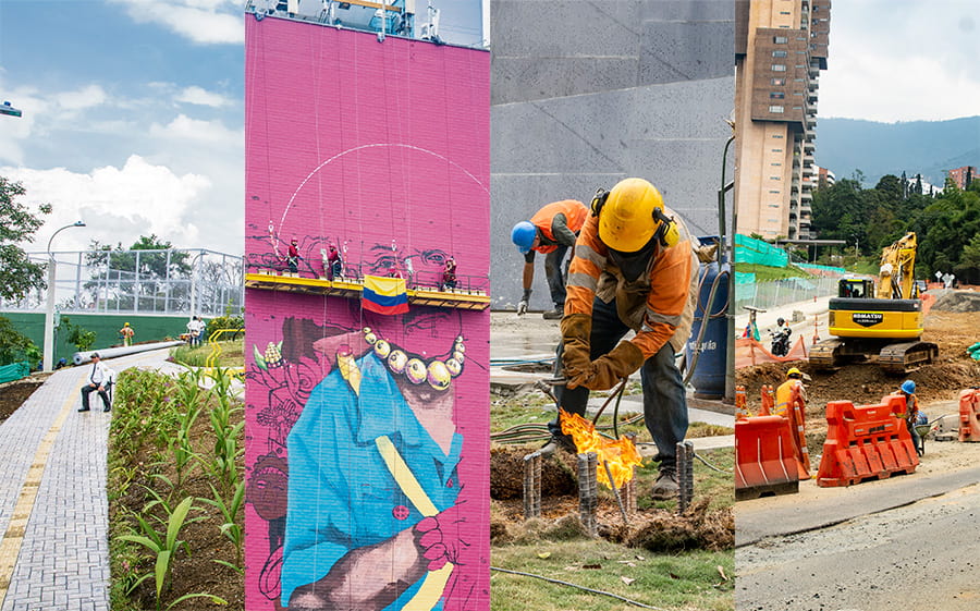 obras publicas en Medellín