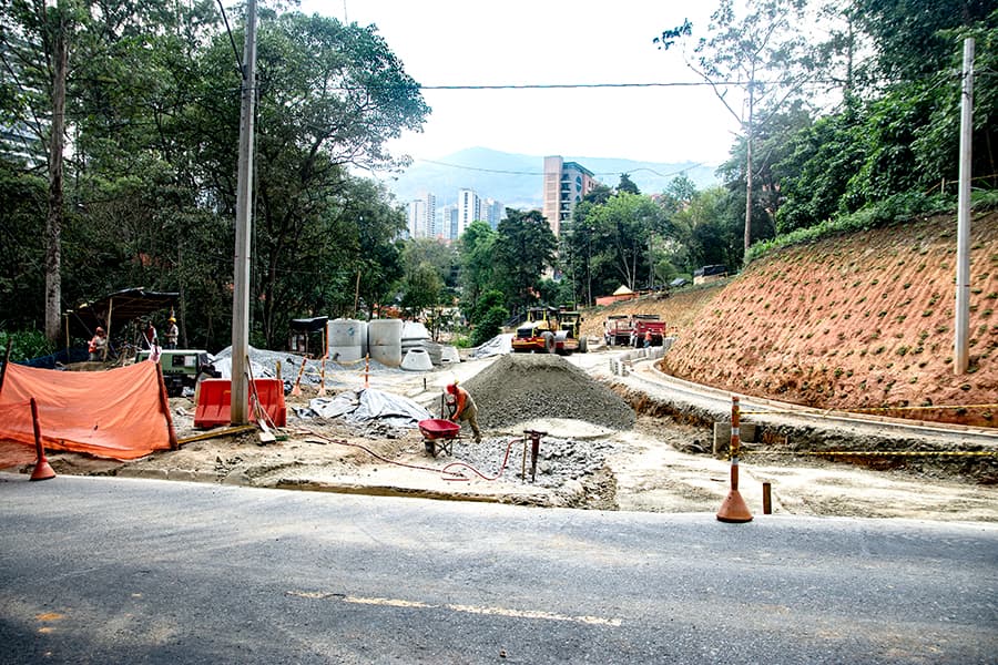 Obras en la loma de Los Mangos van cumpliendo el cronograma