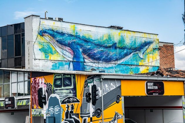 La 10 expresa arte urbano -transformación de la calle 10