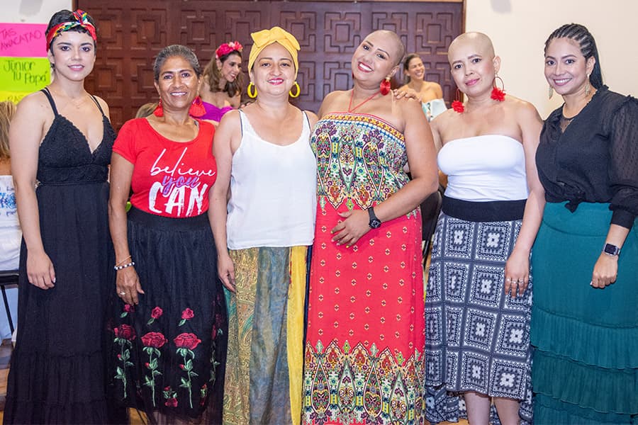 Lina Cardona, Nora Bermúdez, Gloria Yaneth López, Mariluz Cardona, Diana Cano y Yaneth Rodríguez 02