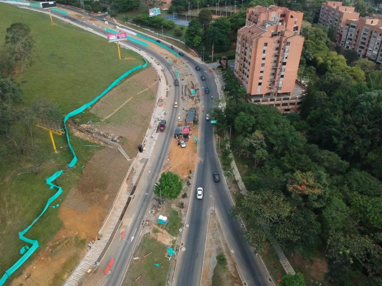 Suspenden obras de valorización en El Poblado por el COVID-19