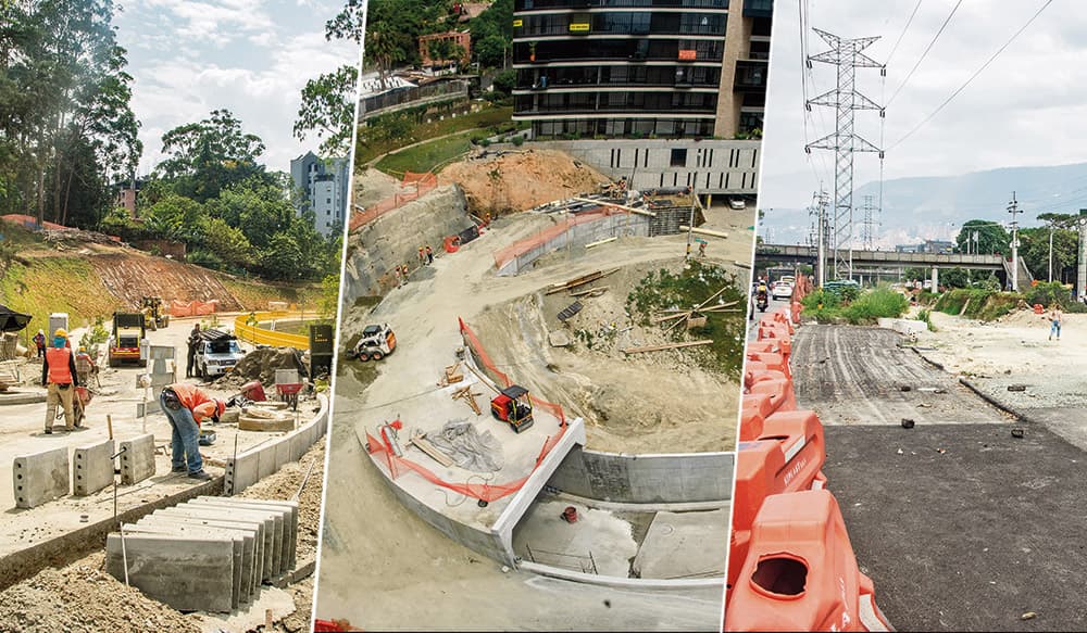Cinco proyectos viales en El Poblado atrasados