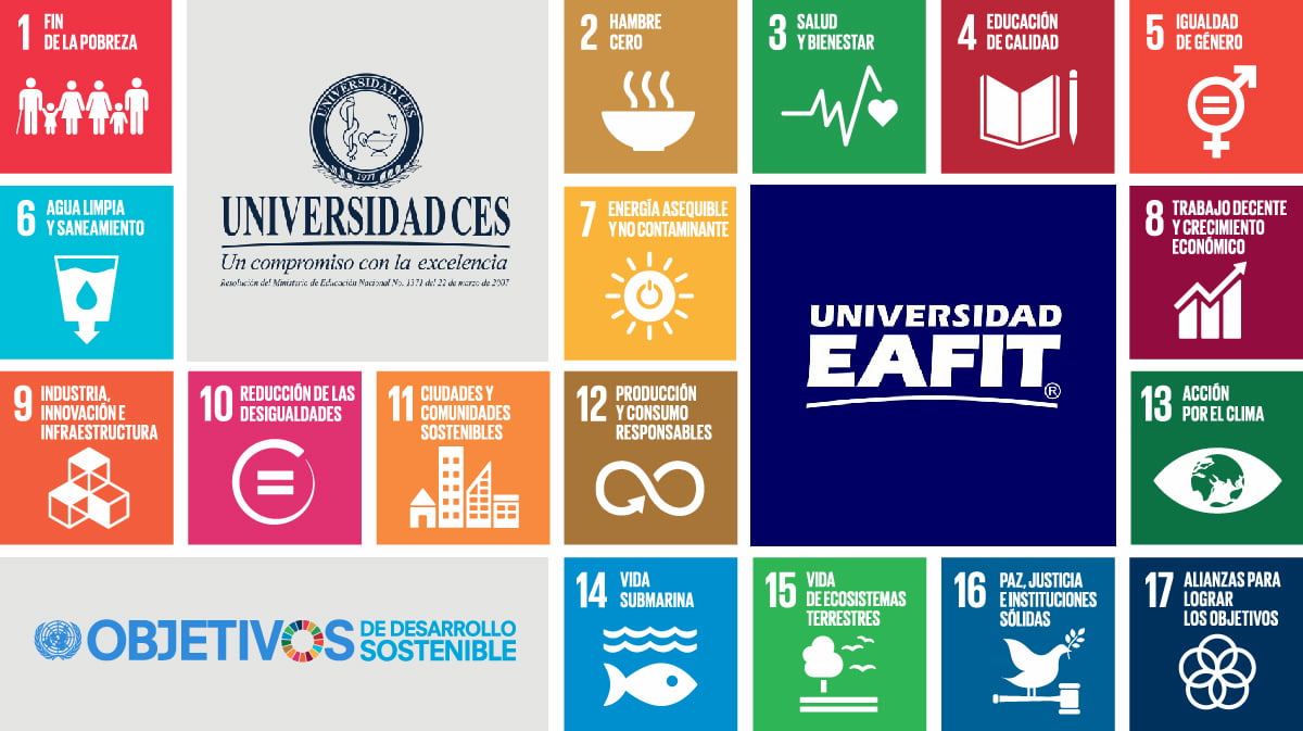 Eafit y CES mejores de Colombia en ODS