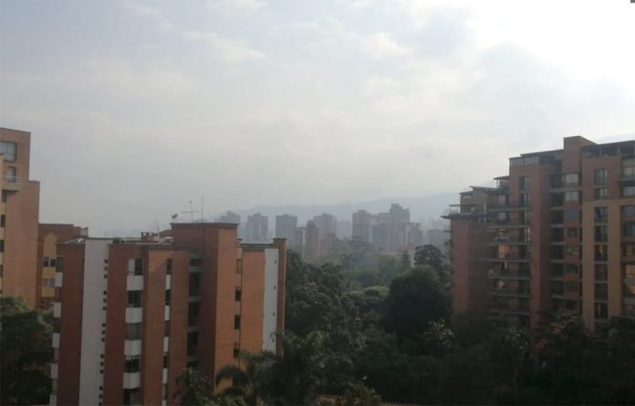 calidad del aire en Medellín 17 de abril