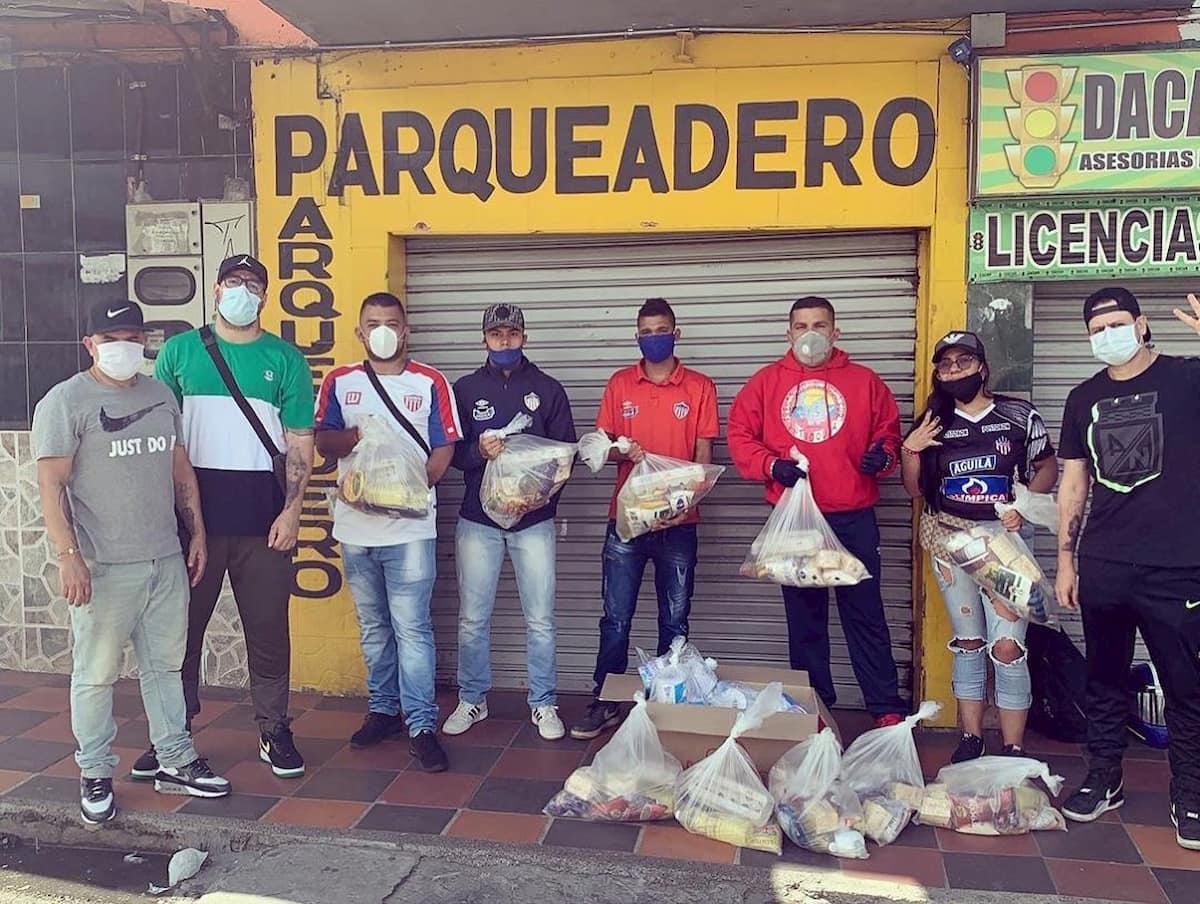 Barras de Nacional y Junior