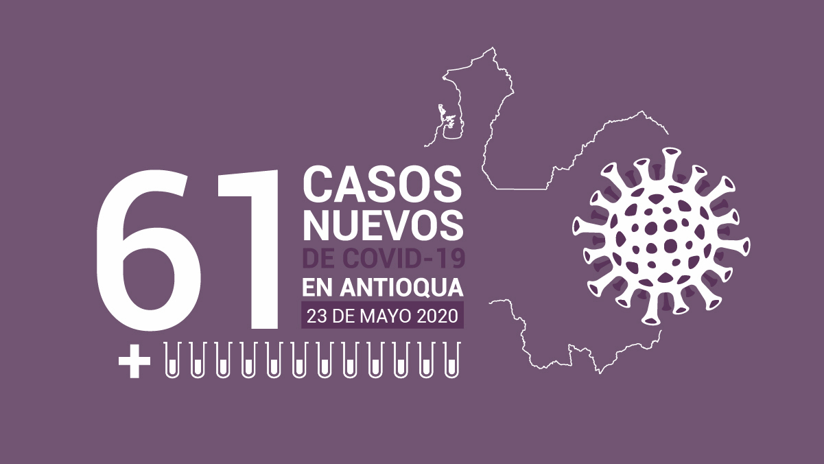 COVID-19 Antioquia 23 mayo