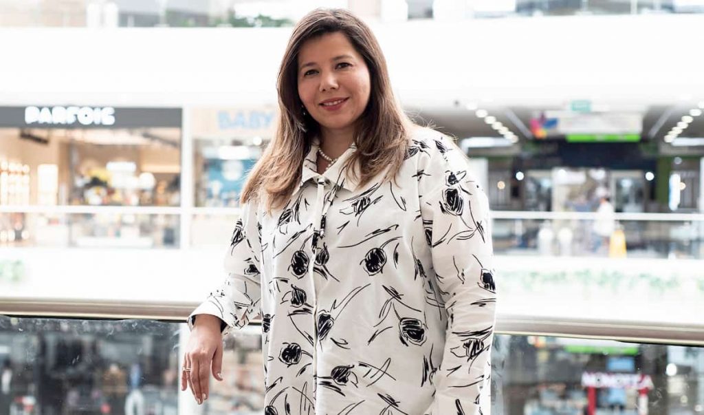María Fernanda Bertel, Gerente Santafé