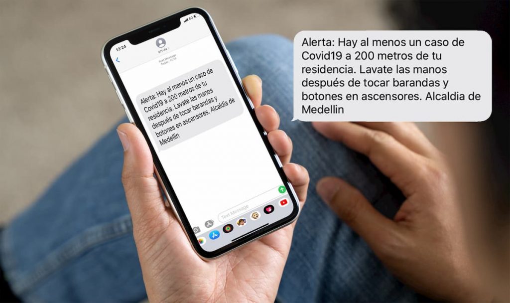 Mensaje de la Alcaldía de Medellín con un caso de COVID-19
