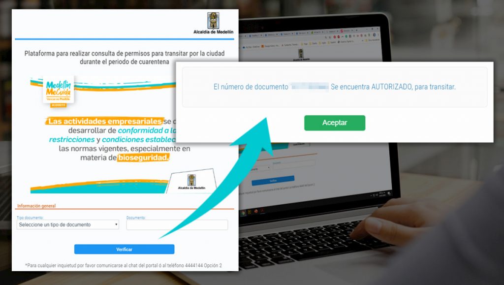Plataforma Medellín me Cuida semáforo
