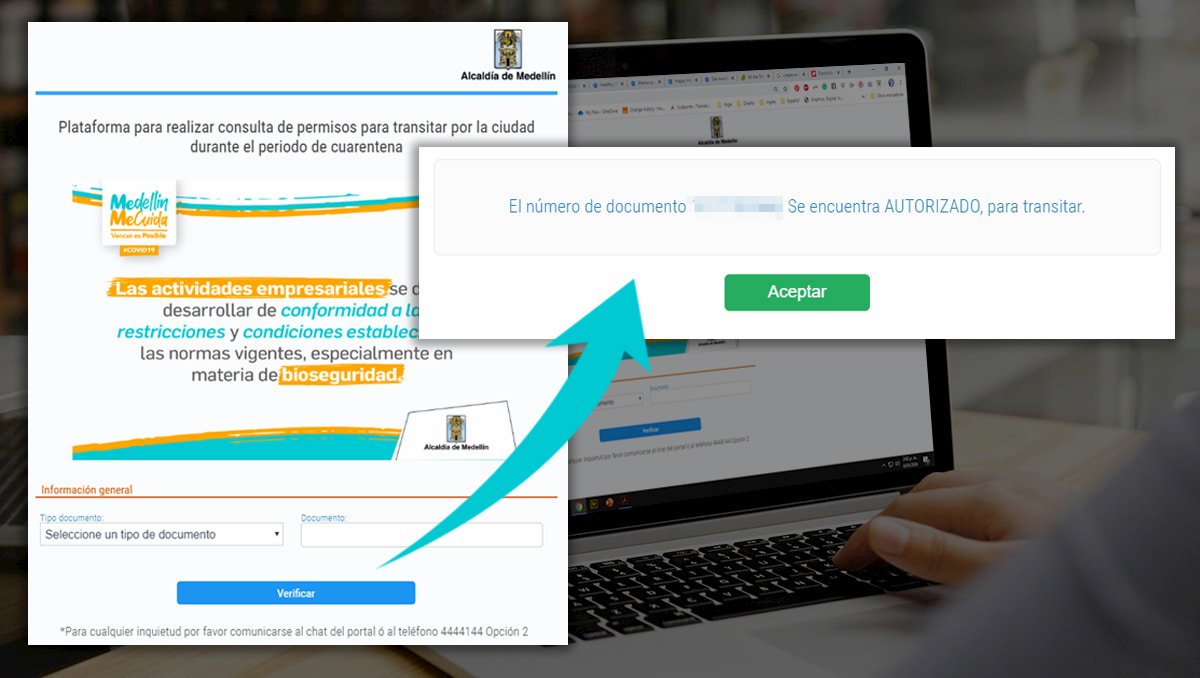 Plataforma Medellín me Cuida semáforo