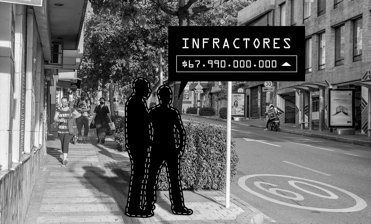 Lo que adeudan infractores de cuarentena