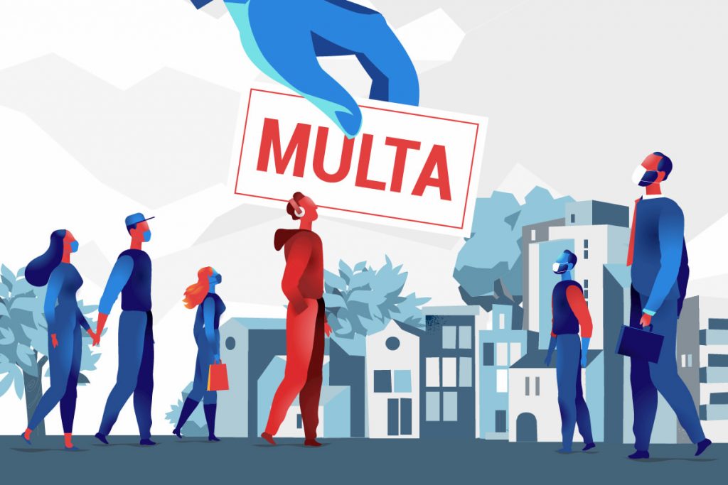 Multas día sin iva Si lo pillan sin tapabocas en el día sin IVA, le pueden poner una multa de $936.000