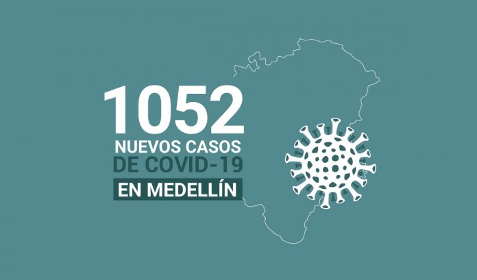 1052 casos covid-19 en medellin el 21 de julio
