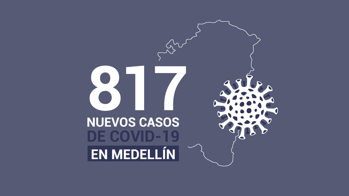 Casos de COVID-19 en Medellín este 25 de julio