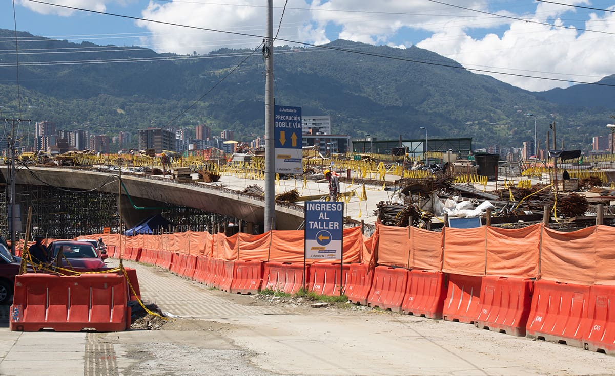 Intercambio vial La Ayurá va cumpliendo el cronograma