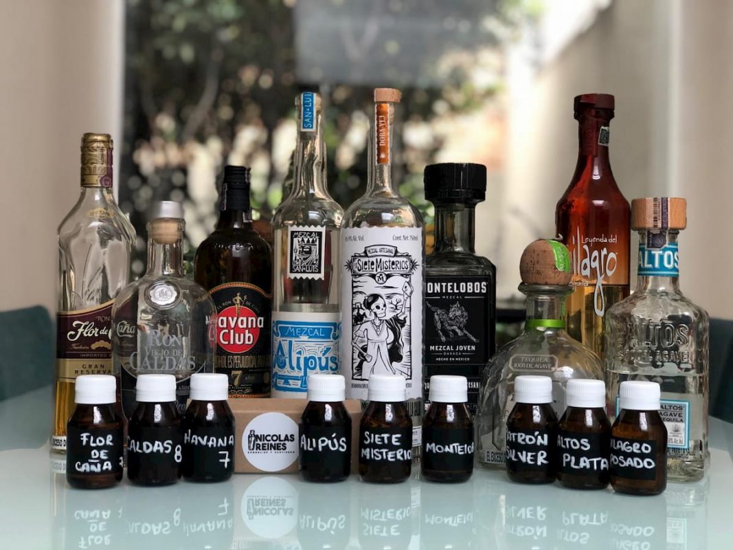 Taller de tequilas, mezcales y rones