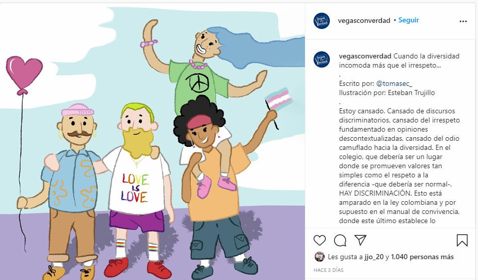 post de Instagram Cuando la diversidad incomoda más que el irrespeto...