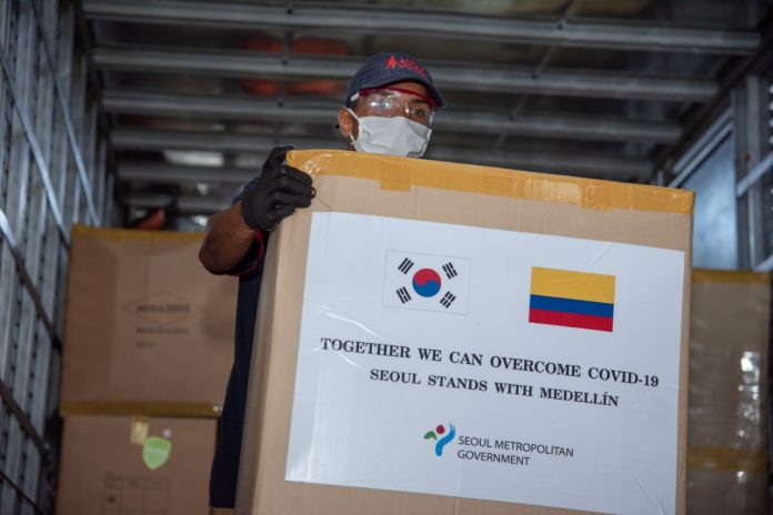 Ayudas humanitarias de Corea