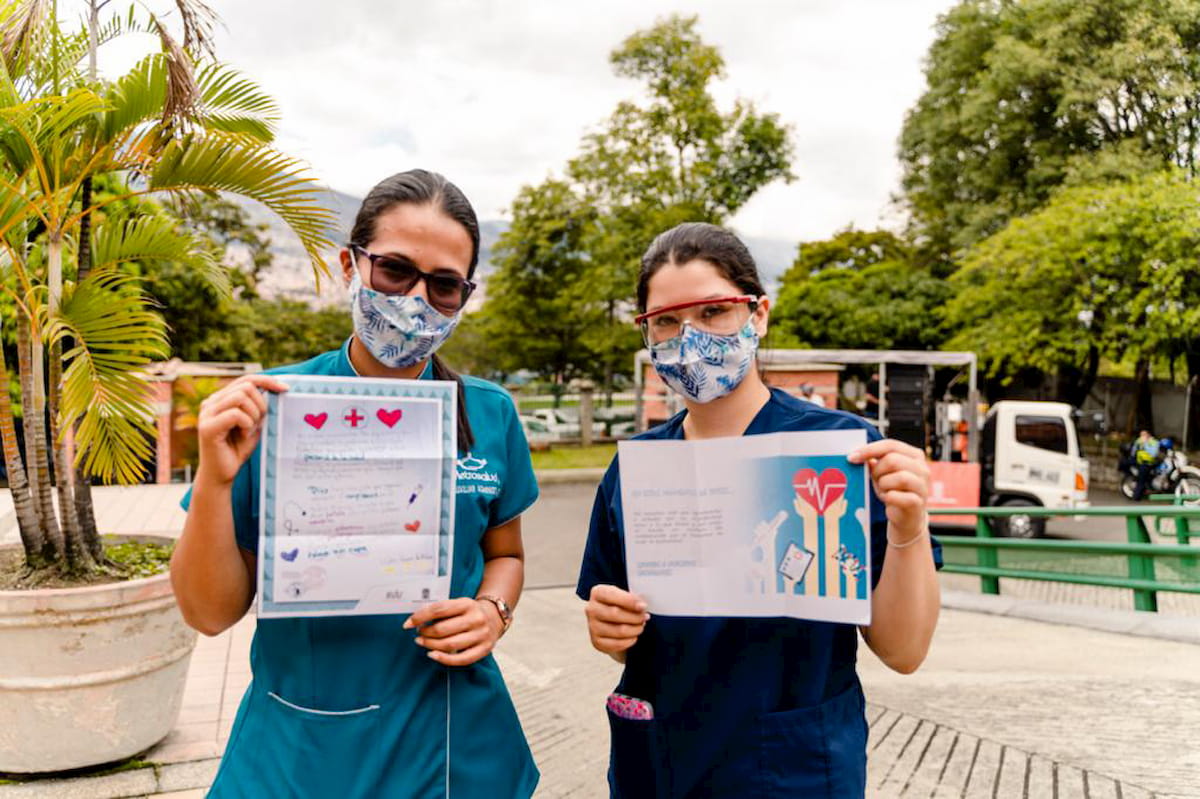 Cartas para personal de la salud
