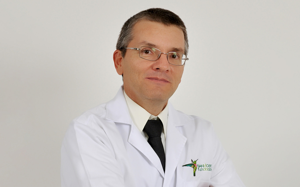 doctor Diego José Duque, director del Hospital San Vicente Fundación de Medellín