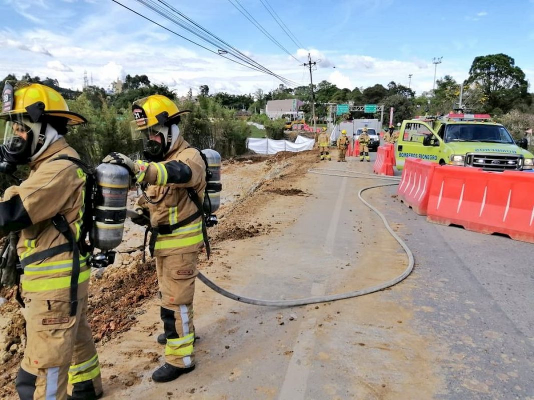 Fuga de gas en Rionegro sector Tutucán