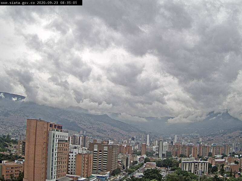 Calidad del aire SIATA en Medellín el 23 de septiembre de 2020