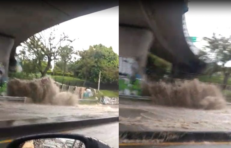 Basuras aumentan efecto de las lluvias en inundaciones en Medellín