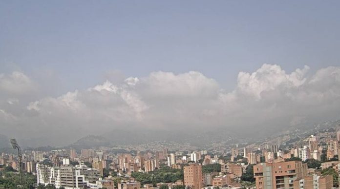 calidad del aire moderada en Medellín