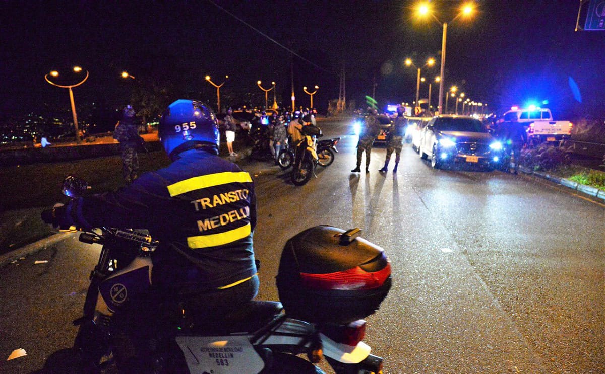 operativo piques ilegales en las palmas deja en las 84 Comparendos