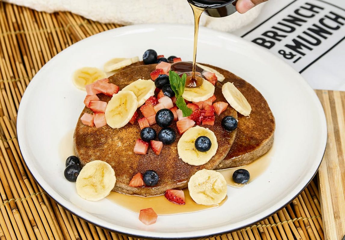 Pancakes de avena sin gluten Vivir en El Poblado